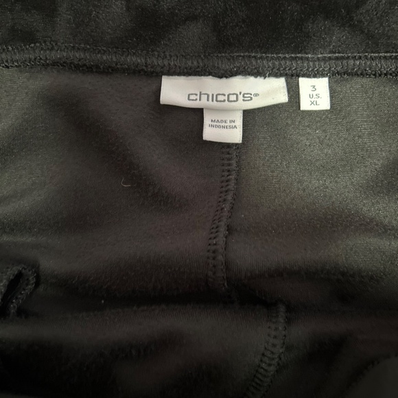 Chicos size 3 (16/18) velour pants - Picture 3 of 4